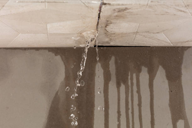Professional Commercial Water Damage Restoration technician working in West Point, TX